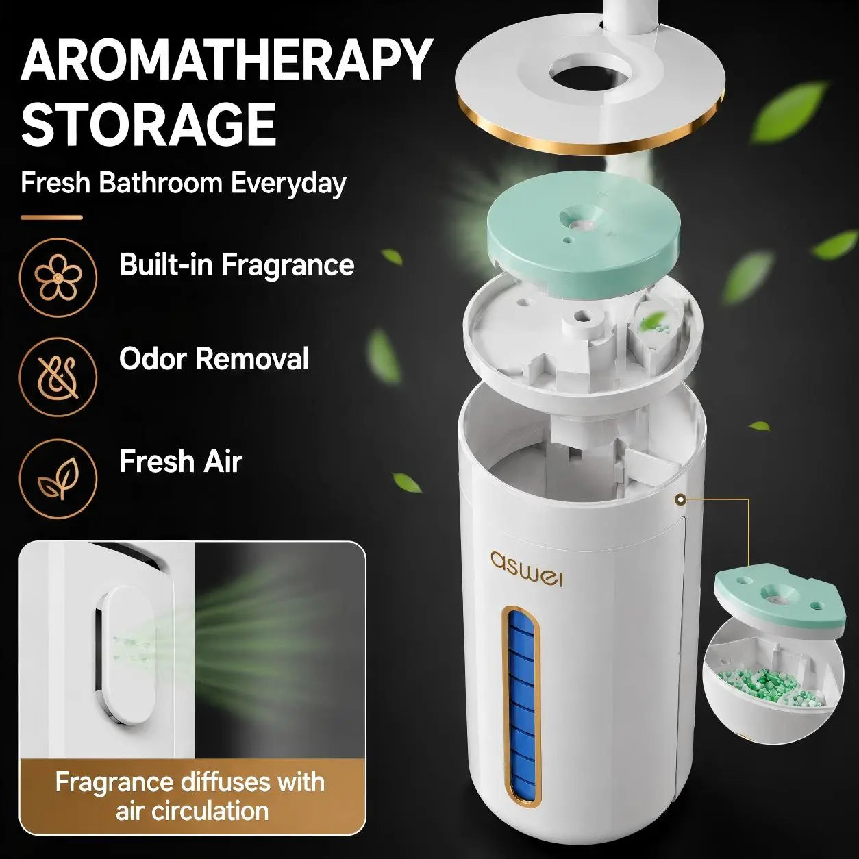 Cepillo Desechable para Inodoro con 16 Repuestos – Sistema de Limpieza Profunda e Higiénica para Baño